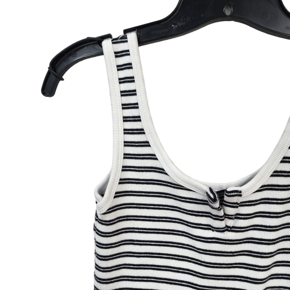 Zara Women's Ribbed Striped Bodysuit - M - Picture 3 of 6